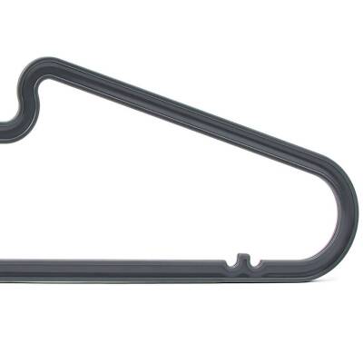 Decobella Eko Plastik Askı Seti, Siyah Renk, Dayanıklı, 10’lu Paket - 5