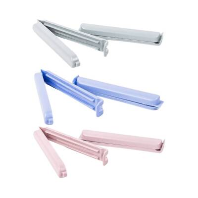 Decobella Geniş Poşet Kıskacı, 4’lü, 3 Adet, Pratik ve Sızdırmaz - 4