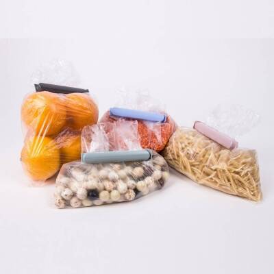 Decobella Geniş Poşet Kıskacı, 4’lü, 3 Adet, Pratik ve Sızdırmaz - 6