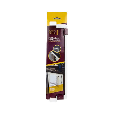 Decobella Havlu Askısı, 29 cm, Kaydırmaz, Çizmez, Montajsız Kullanım - 1