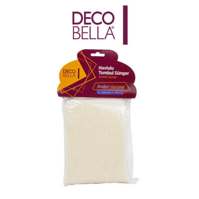 Decobella Havlulu Tombul Sünger, Yumuşak ve Pratik Temizlik Ürünü - 2