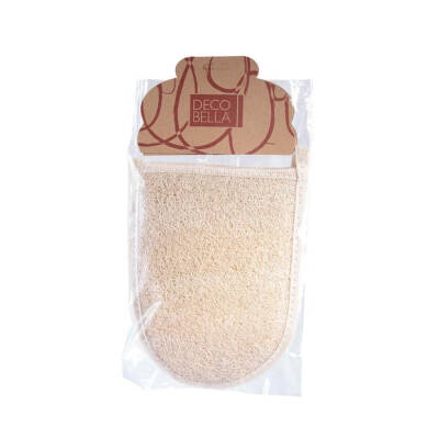 Decobella Kabak Organik Eldiven Lif, Doğal ve Cilt Dostu Peeling - Decobella