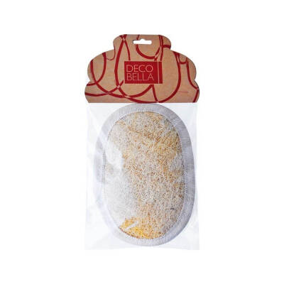 Decobella Kabak Organik Oval Yüz Pedi, Doğal ve Nazik Cilt Temizliği - Decobella