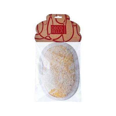 Decobella Kabak Organik Oval Yüz Pedi, Doğal ve Nazik Cilt Temizliği - Decobella