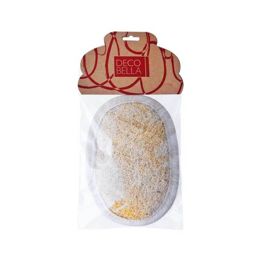 Decobella Kabak Organik Oval Yüz Pedi, Doğal ve Nazik Cilt Temizliği - 1