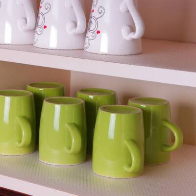 Decobella Şeffaf Raf Örtüsü 200x30 cm, Kaymaz ve Kolay Temizlenir - 6