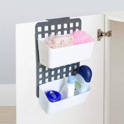 Decobella Seviye Ayarlanabilir Düzenleyici, 2 Sepet, Yer Tasarrufu - 3