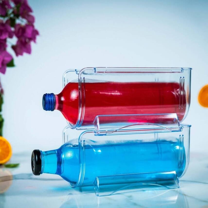 Decobella Şişe Düzenleyici, Buzdolabında Yer Tasarrufu Sağlar - 5