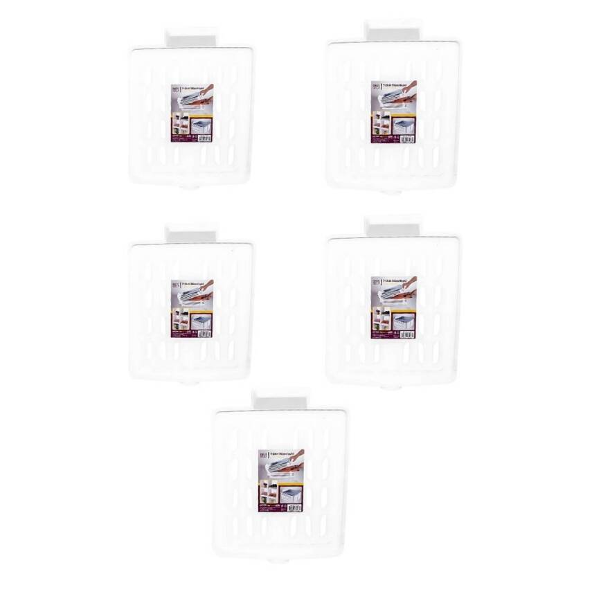 Decobella T-Shirt Düzenleyici, 5 Adet, Beyaz, Kırışıklık Önleyici - 2