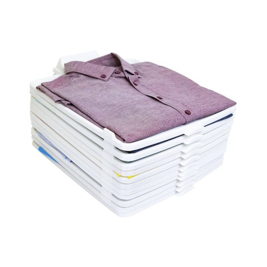 Decobella T-Shirt Düzenleyici,Beyaz,Kırışıklık Önleyici Pratik Saklama - 3