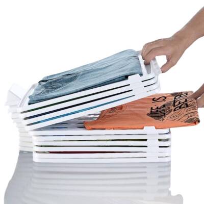 Decobella T-Shirt Düzenleyici, Beyaz, Kırışıklık Önleyici, Pratik - 4