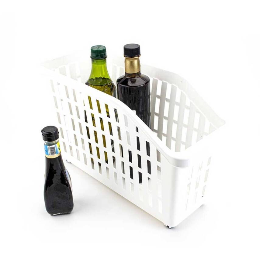 Decobella Tekerlekli Düzenleyici Sepet, 13 L, Pratik ve Taşınabilir - 2