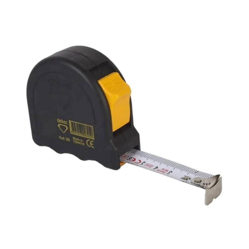 Dekor Şerit Metre, 5 m 19 mm, Soft, Dayanıklı ve Kolay Kullanım - 1