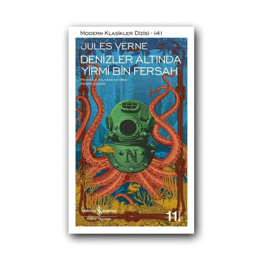 Denizler Altında Yirmi Bin Fersah, Jules Verne, Roman, Karton Kapak - 1