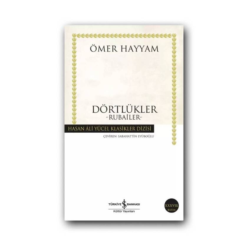 Dörtlükler, Ömer Hayyam, Klasik Fars Edebiyatı, Şiir, Karton Kapak - 1