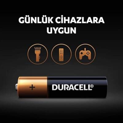 Duracell AA Alkalin Kalem Pil, 6'lı, Uzun Ömürlü ve Dayanıklı Güç - 5