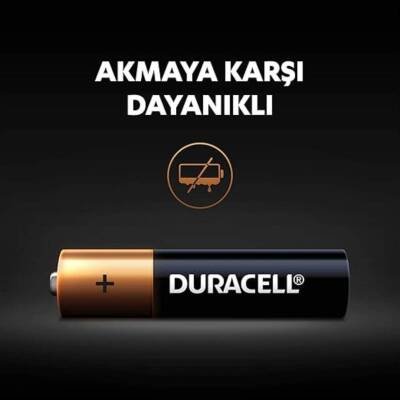 Duracell AAA İnce Alkalin Kalem Pil, 6'lı, Uzun Ömürlü ve Dayanıklı - 7