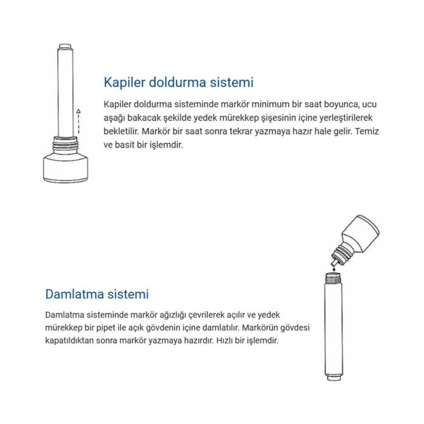 Edding E-344 Fosforlu Kalem, 2-5 mm, Kesik Uçlu, Doldurulabilir, Pembe - 3