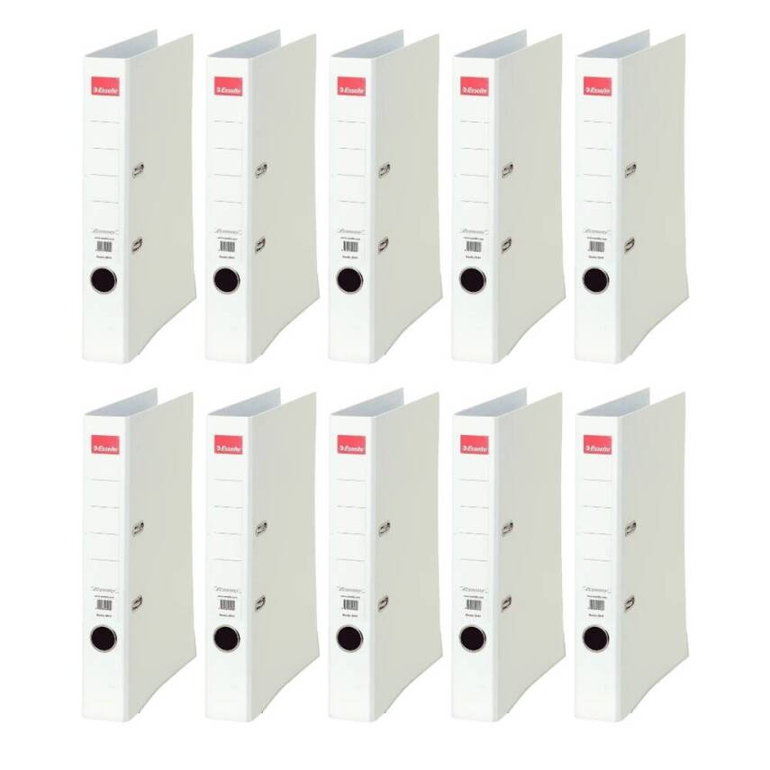 Esselte Büro Klasörü, 10 Adet, Ekonomik Dar, Beyaz - 2