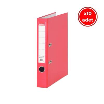 Esselte Büro Klasörü, 10 Adet, Ekonomik Dar, Kırmızı - Esselte