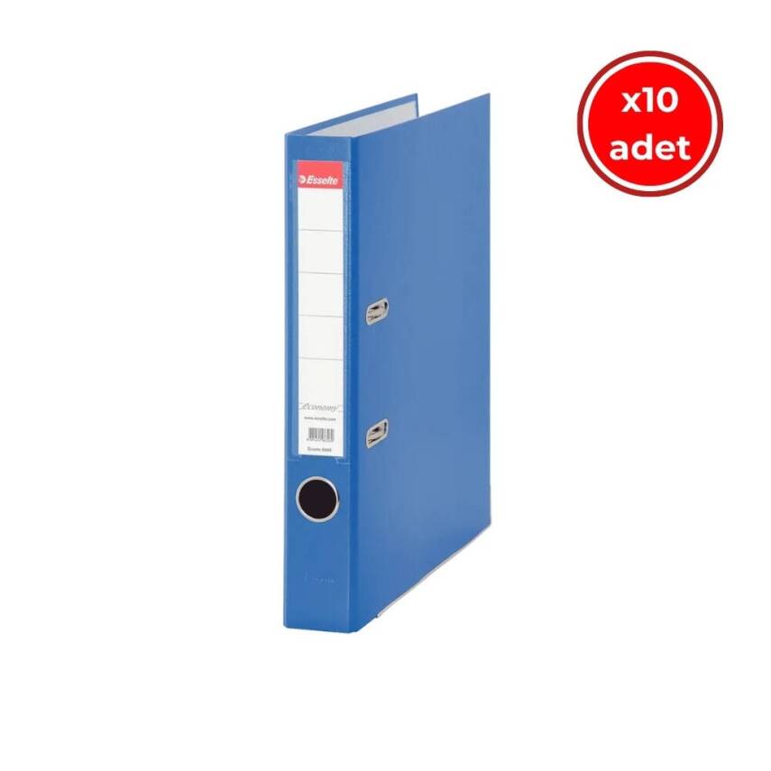 Esselte Büro Klasörü, 10 Adet, Ekonomik Dar, Mavi - 1