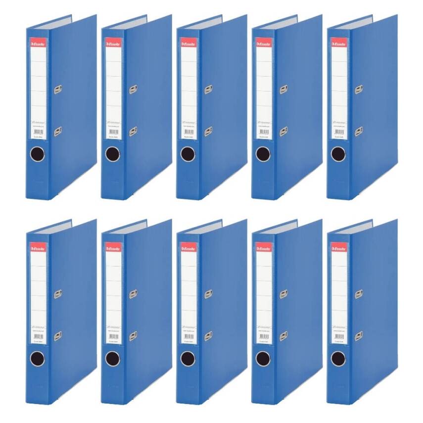 Esselte Büro Klasörü, 10 Adet, Ekonomik Dar, Mavi - 2