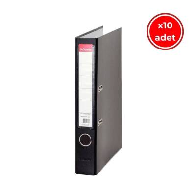 Esselte Büro Klasörü, 10 Adet, Ekonomik Dar, Siyah - Esselte