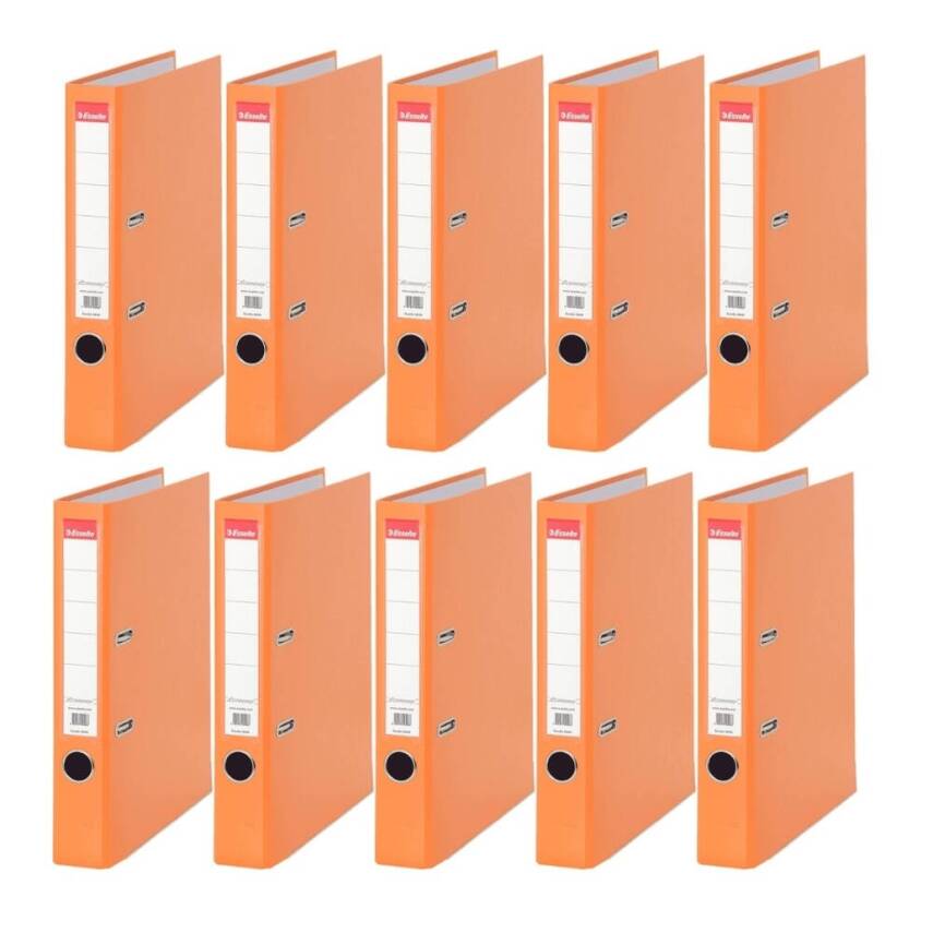 Esselte Büro Klasörü, 10 Adet, Ekonomik Dar, Turuncu - 2
