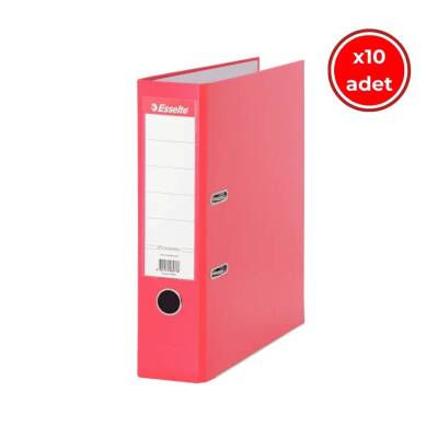Esselte Büro Klasörü, 10 Adet, Ekonomik Geniş, Kırmızı - Esselte