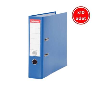 Esselte Büro Klasörü, 10 Adet, Ekonomik Geniş, Mavi - Esselte