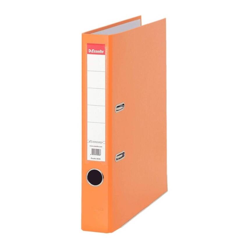Esselte Büro Klasörü, Ekonomik Dar, 330 Sayfa A4 Kapasiteli, Turuncu - 1
