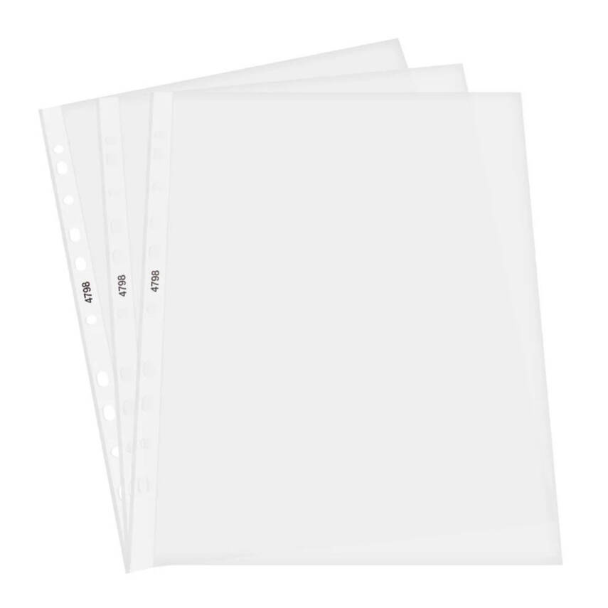 Esselte Poşet Dosya, A4 Boyut, 100'lü Paket, Şeffaf - 3