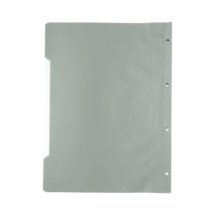 Esselte Telli Dosya, 10 Adet, 50'li Paket, A4, 4 Delikli, Gri - 3