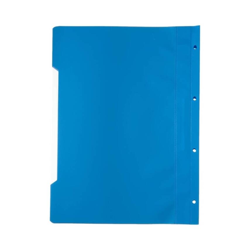 Esselte Telli Dosya, 10 Adet, 50'li Paket, A4, 4 Delikli, Mavi - 5