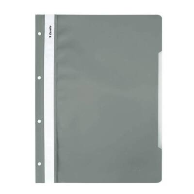 Esselte Telli Dosya, 50'li Paket, A4 Boyut, 4 Delikli Yapı, Gri - Esselte