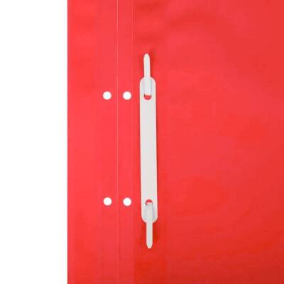 Esselte Telli Dosya, 50'li Paket, A4 Boyut, 4 Delikli Yapı, Kırmızı - 3