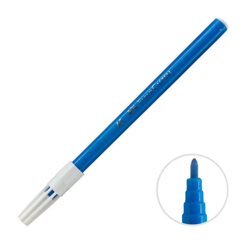 Faber Castell Comfort Keçeli Kalem, Fırça Uçlu, 12 Renk, Canlı Renkler - 3