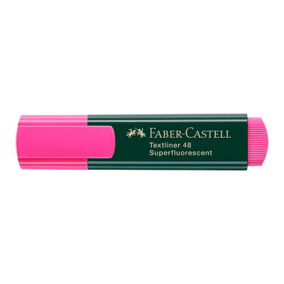 Faber Castell Fosforlu Kalem, Doldurulabilir, Pembe - 2
