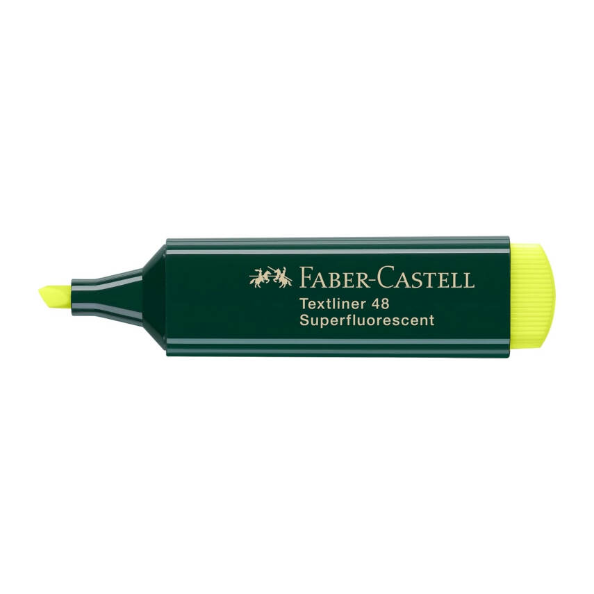 Faber Castell Fosforlu Kalem, Doldurulabilir, Sarı - 3