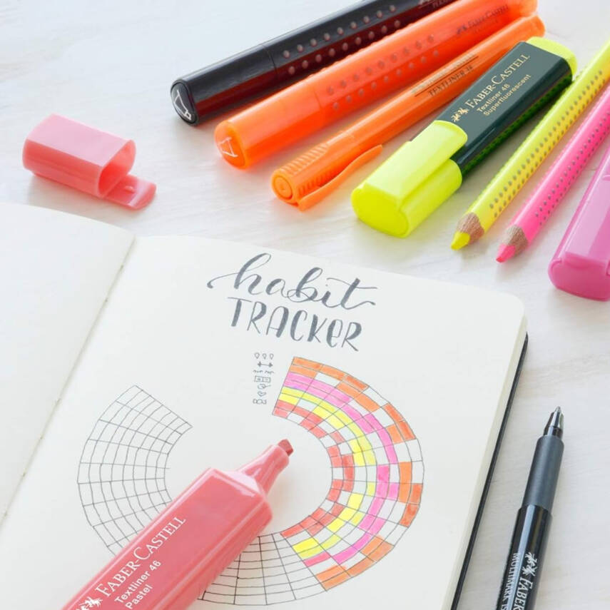 Faber Castell Fosforlu Kalem, Doldurulabilir, Sarı - 6