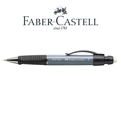 Faber Castell Grip Plus Versatil Kalem, 0.7 mm, Metal Uç, Gri - 3