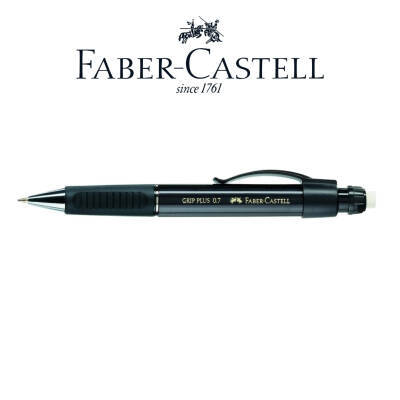 Faber Castell Grip Plus Versatil Kalem, 0.7 mm, Metal Uç, Siyah - 3