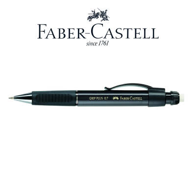 Faber Castell Grip Plus Versatil Kalem, 0.7 mm, Metal Uç, Siyah - 3