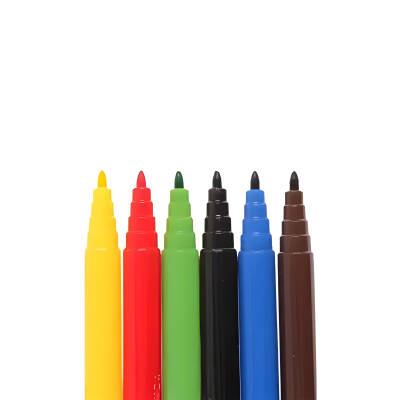 Faber Castell Keçeli Kalem, 6 Renk, Su Bazlı, Canlı Renkler - 2