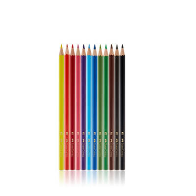 Faber Castell Red Line Kuru Boya Kalemi, 12 Renk, Yumuşak - 2