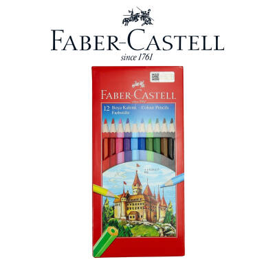 Faber Castell Red Line Kuru Boya Kalemi, 12 Renk, Yumuşak - 3
