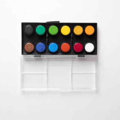 Faber Castell Red Line Sulu Boya, 12 Renk, Büyük Boy, Canlı Renkler - 3