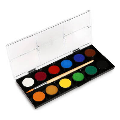 Faber Castell Red Line Sulu Boya, 12 Renk, Küçük Boy, Canlı Renkler - 2