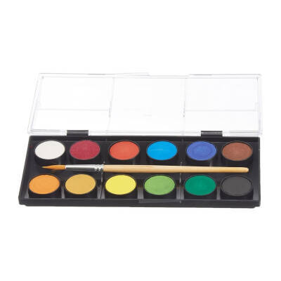 Faber Castell Red Line Sulu Boya, 12 Renk, Küçük Boy, Canlı Renkler - 3