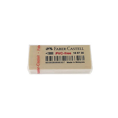 Faber Castell Silgi, 30 Büyük Boy, İz Bırakmaz, Beyaz - Faber Castell
